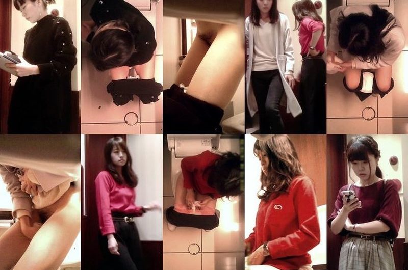 女子トイレ紀行 No.08 カメラ増設で局部を狙い撃ち♪/外撮りたっぷり4名収録！