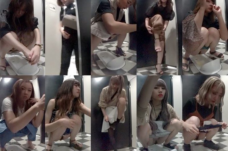 神〇の高級デパート和式トイレ芸〇人レベル以上の美女登場！全力鼻ほじギャルも撮れました