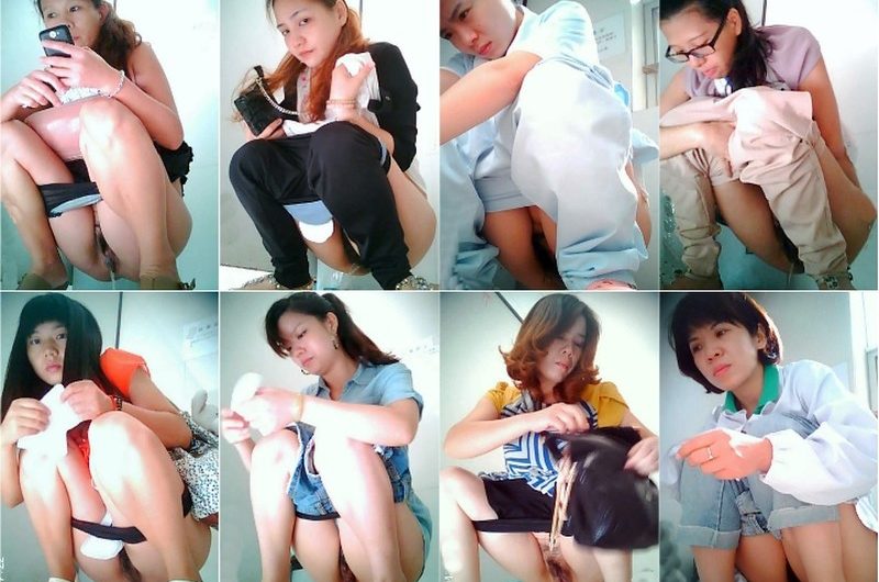 中国・大連スーパーマーケット尿・糞…④正面/斜め近く撮り【ふつうの若い娘たち26分】