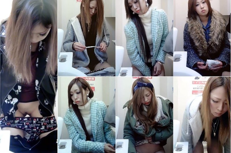 美女コンビニトイレ3