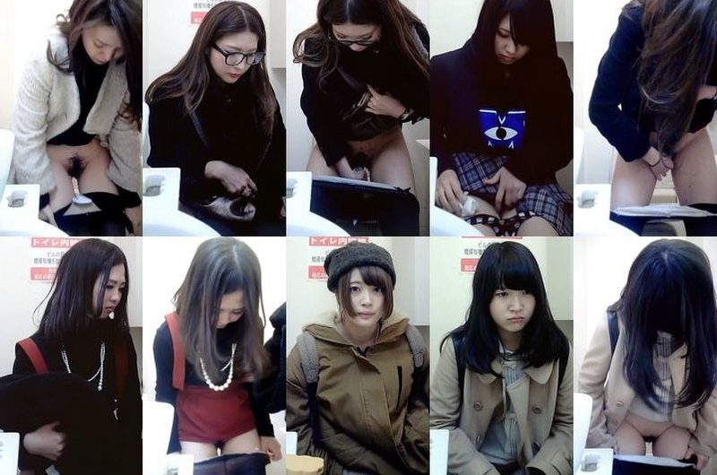 【高画質FHD】美女厳選8人のコンビニトイレ５