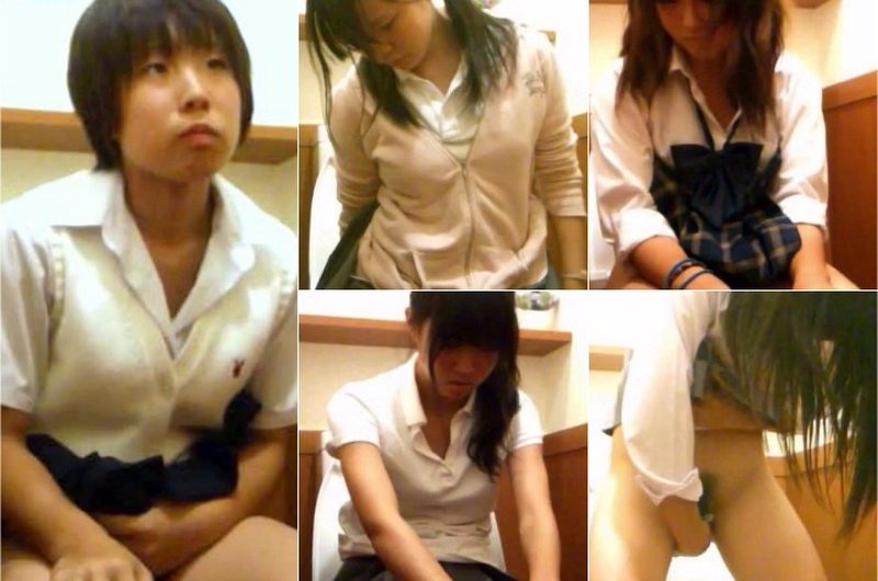 【JK風】放課後♥制服のままのトイレ姿は最高♥制服トイレ 大量盛り♪ SP版