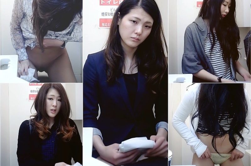 超モデル級美女のおまんこからおしっこが出てる所が丸見え♪美女！人妻！5名のやらしい排泄姿